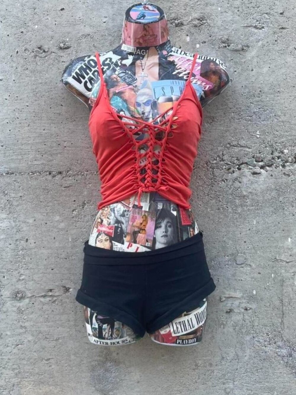 orange crop slitweave cami